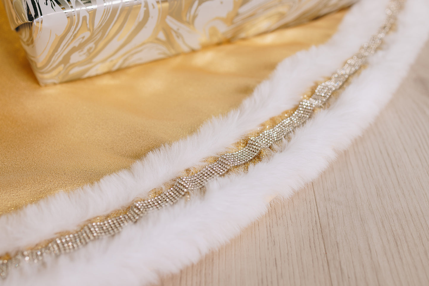 Gold Designer Tree Skirts