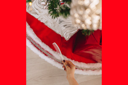 Red Designer Tree Skirts