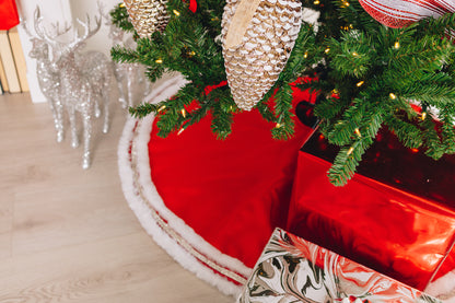 Red Designer Tree Skirts