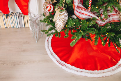 Red Designer Tree Skirts