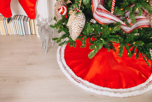 Red Designer Tree Skirts