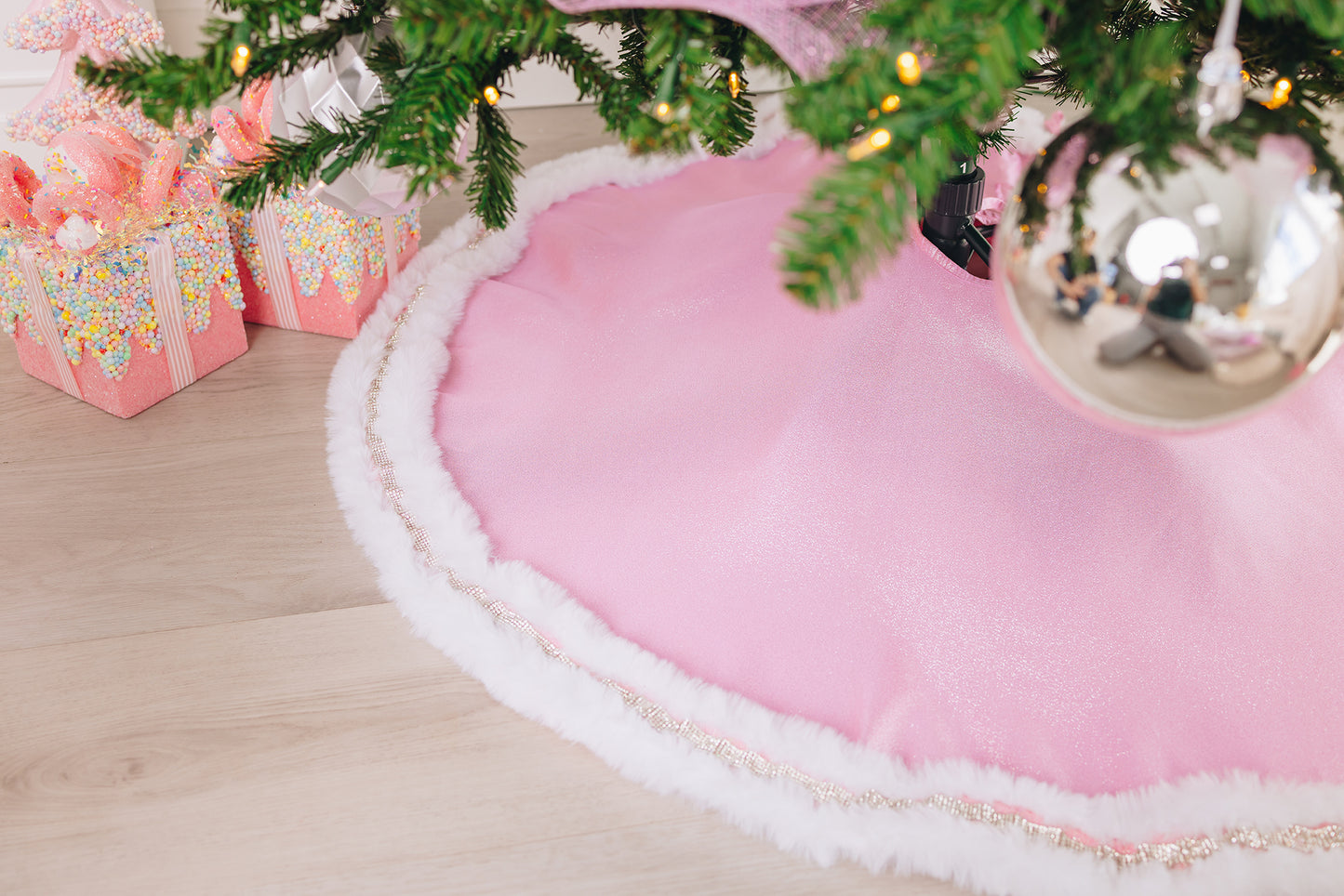 Pink Designer Tree Skirts