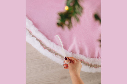 Pink Designer Tree Skirts