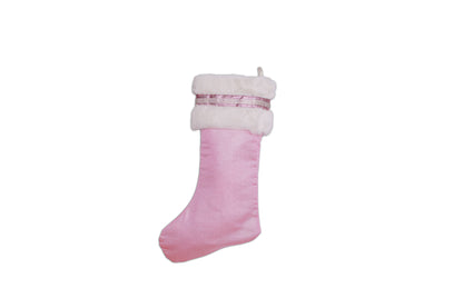 Pink Designer Christmas Stockings