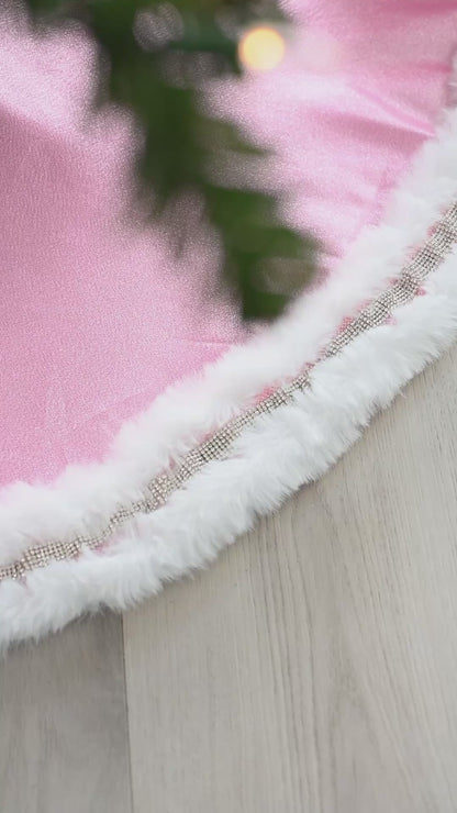 Pink Designer Tree Skirts