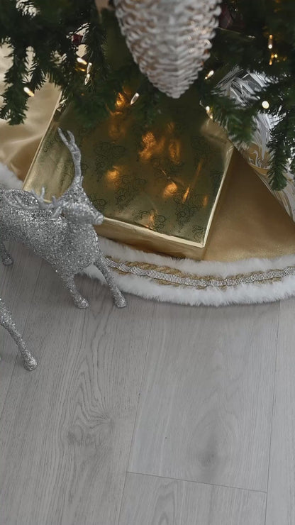 Gold Designer Tree Skirts