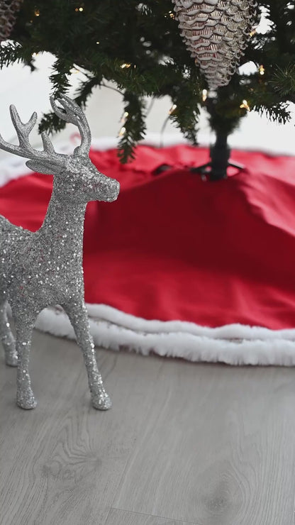 Red Designer Tree Skirts